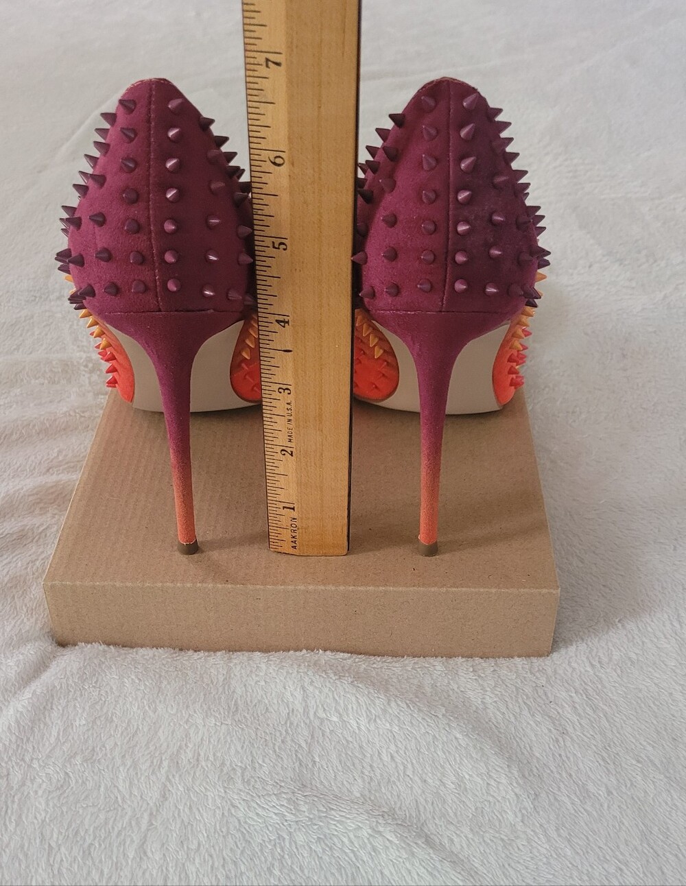 Steve Madden Orange Multi Heels - Picture 3 of 12